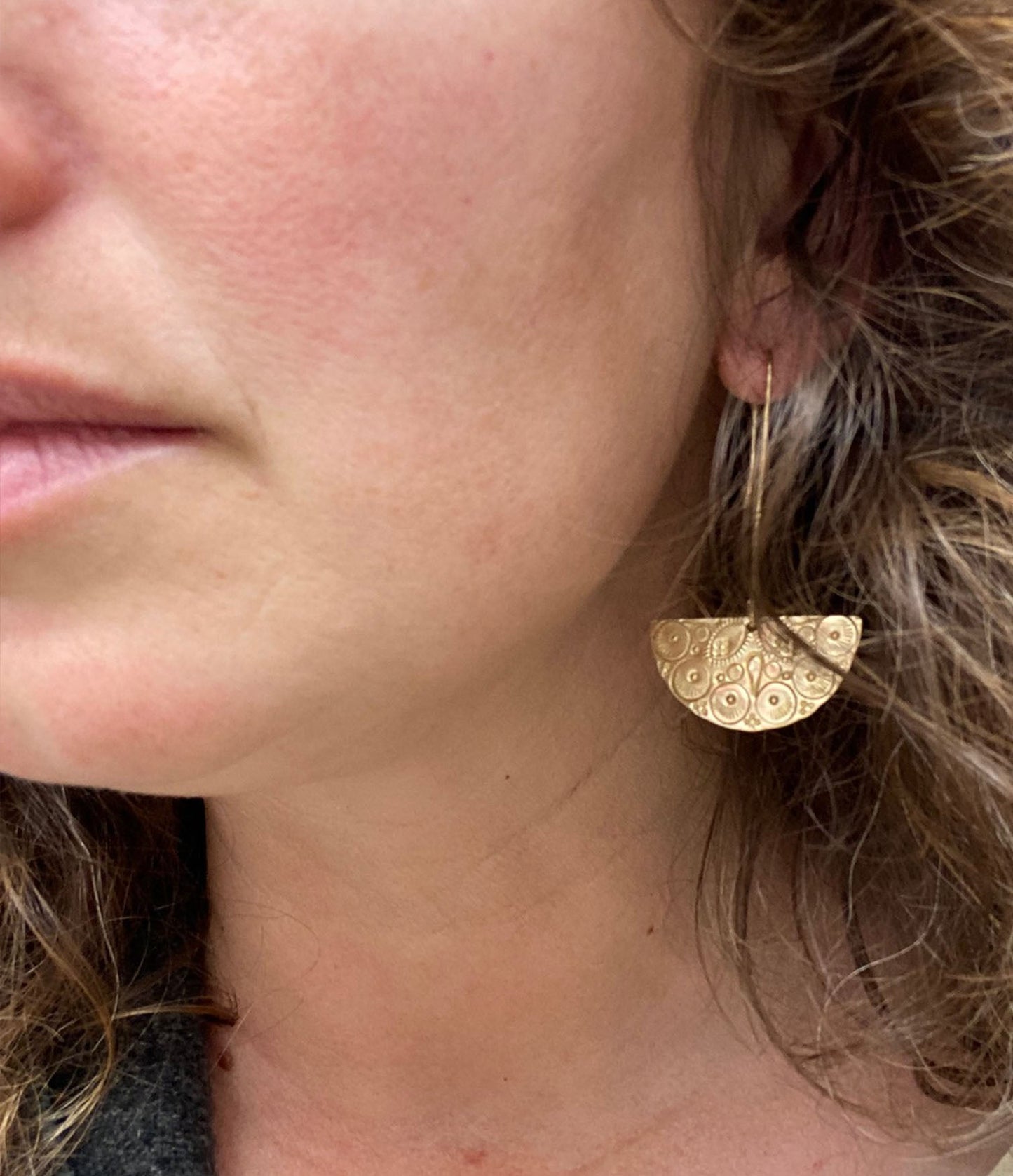 8/31/23 Stamping on Metal: Mandala Earrings