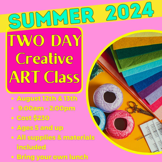 8/12-8/13 Two Day Creative Art Camp