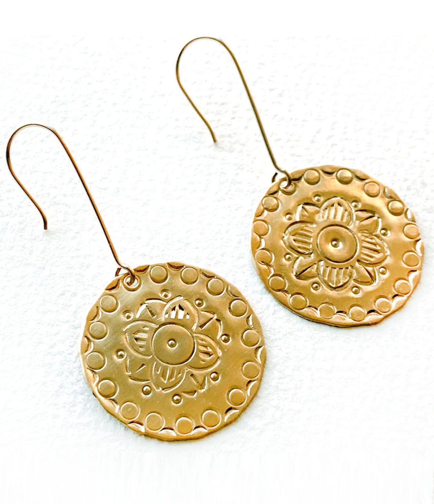 10/22/23 Stamping on Metal: Mandala Earrings