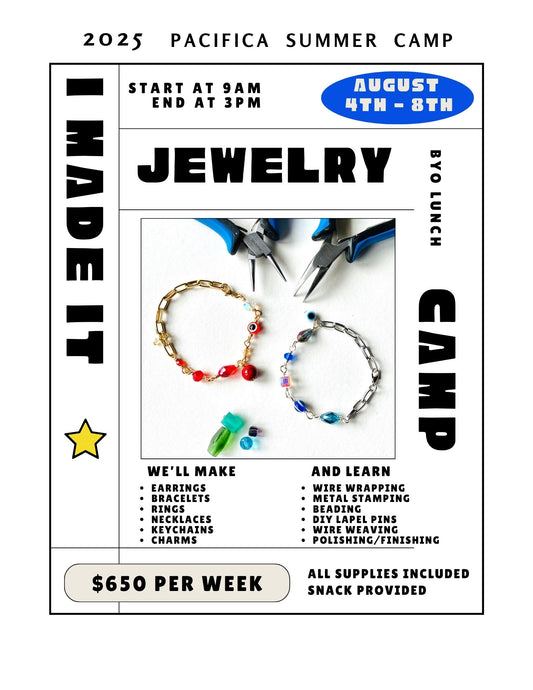 DIY JEWELRY CAMP 8/4-8/8