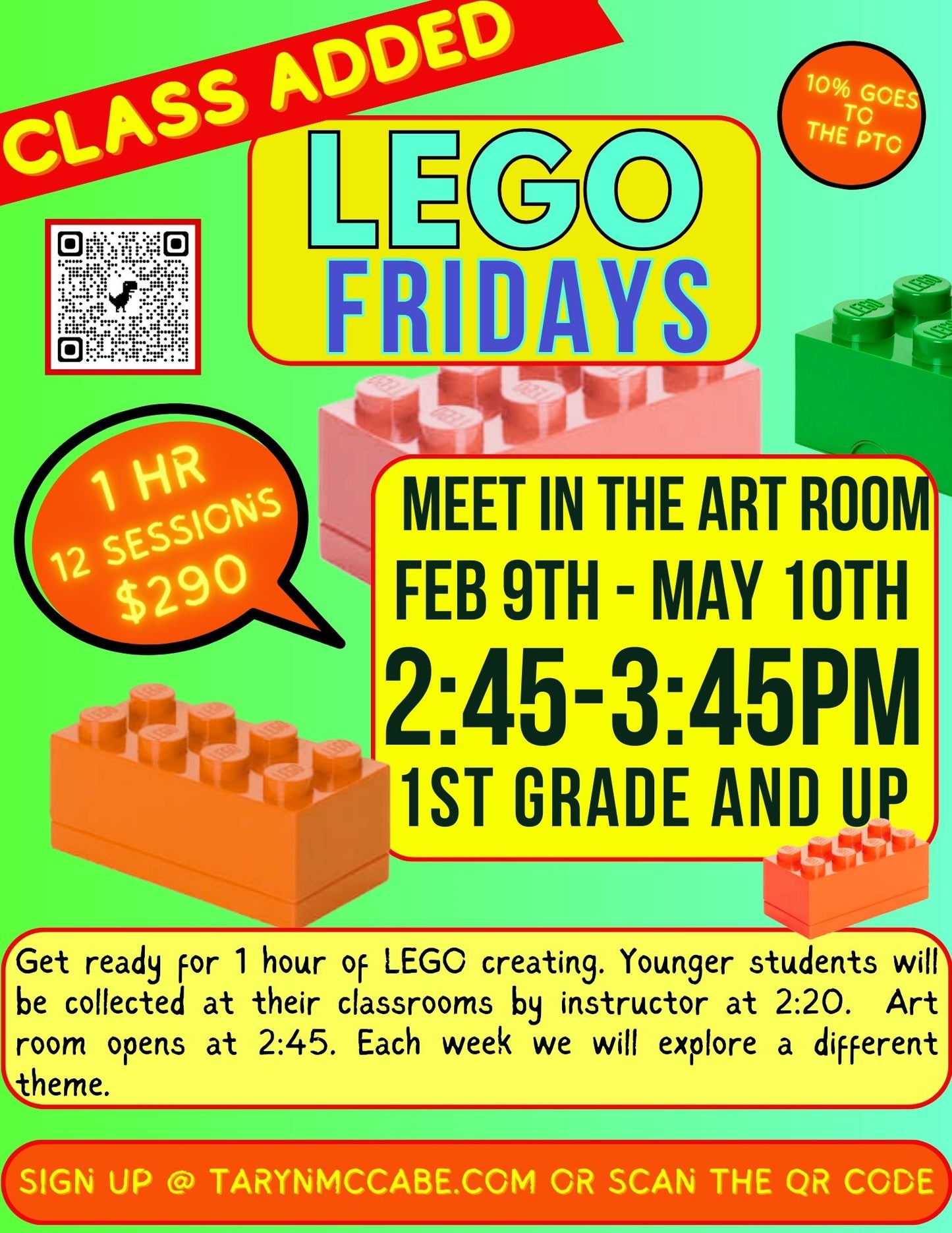 FRIDAY Cabrillo After School Lego Class