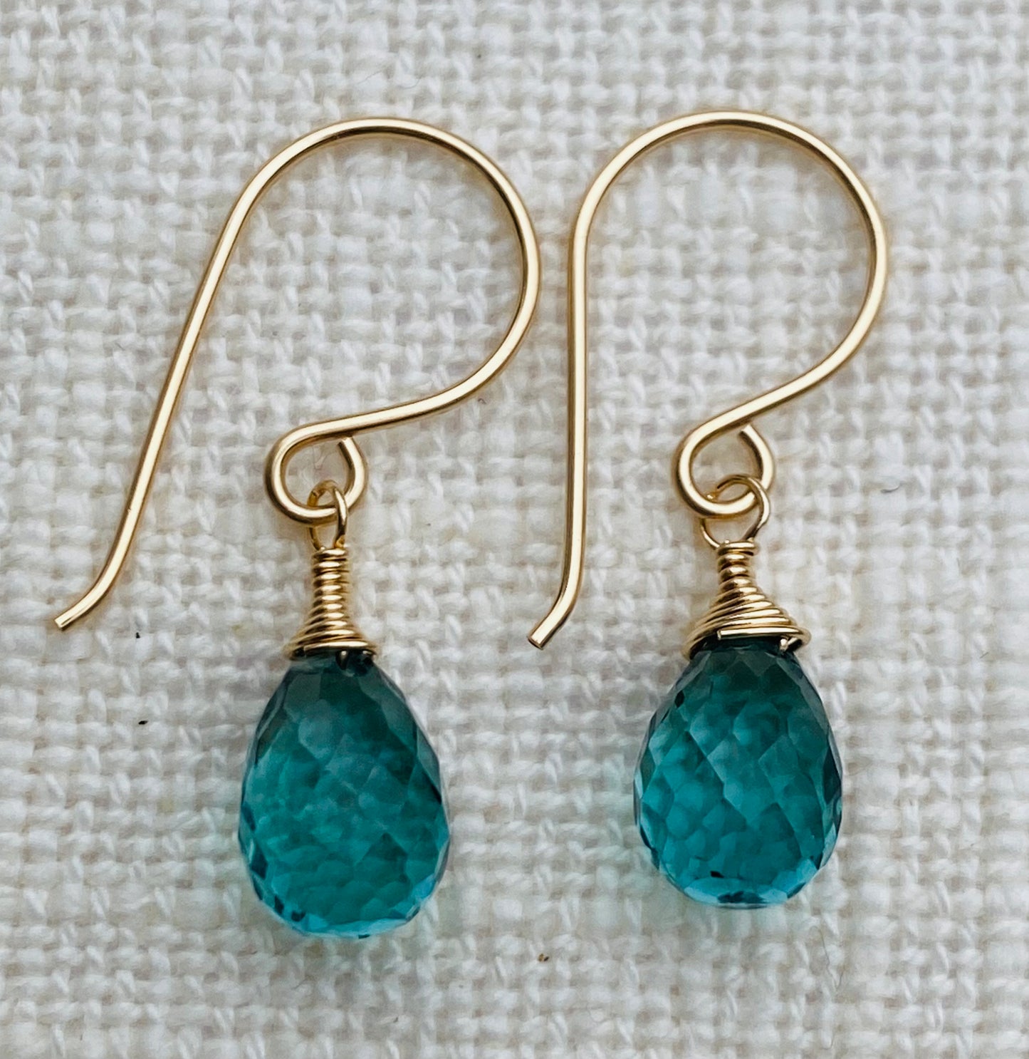 9/24/23 Wire Wrapping Briolette Earrings