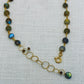 Stamped Golden Mandala Labradorite Necklace