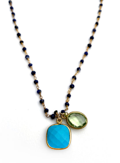 Turquoise, Tourmaline and Lapis